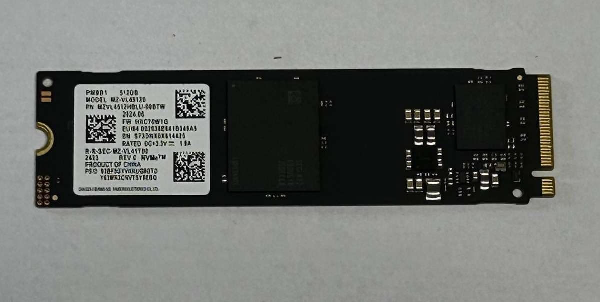 Samsung PM9B1 512GB m.2 2280 GEN 4 PCIe NVMe SSD *15 DAYS POWER ON TIME*