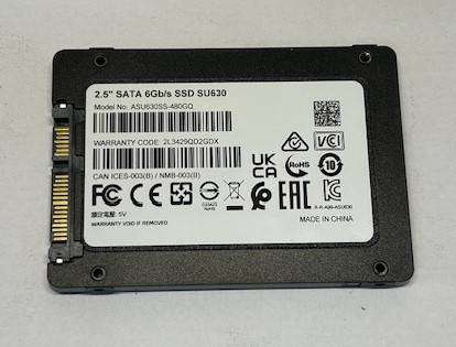ADATA 480GB SATA 600 3D QLC NAND 2.5" SSD