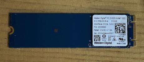 Western Digital PC SN520 512GB m.2 2280 3D TLC NAND NVMe SSD