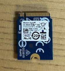 WD CH SN560 512GB m.2 2230 PCIe NVMe SSD *READ DESCRIPTION*