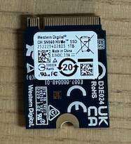 WD CH SN560 1TB m.2 2230 PCIe NVMe SSD *READ DESCRIPTION*