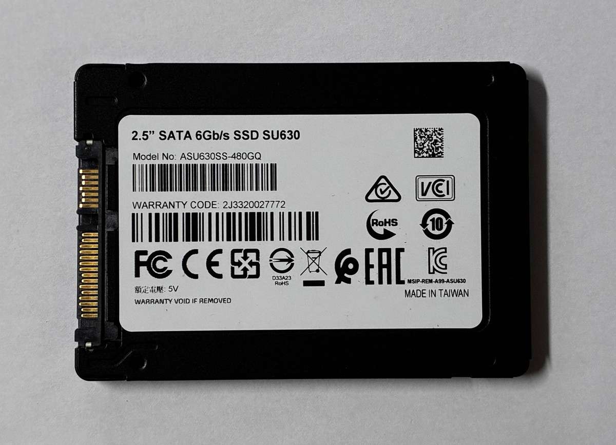 ADATA 480GB SATA 600 3D QLC NAND 2.5 SSD