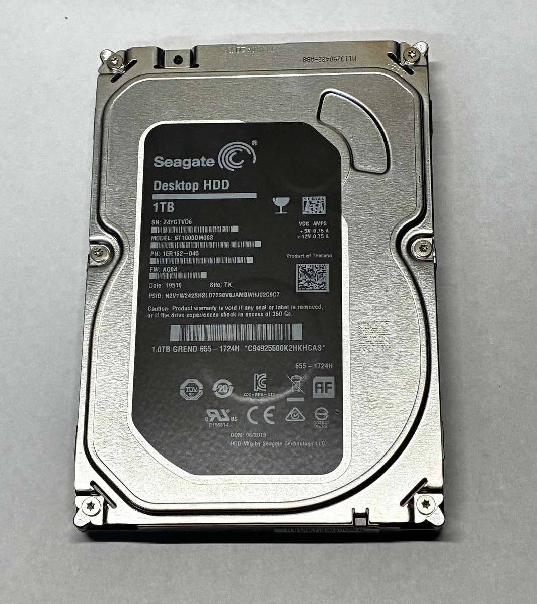 SEAGATE 1TB Desktop HDD