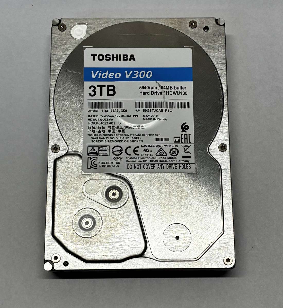 Toshiba 3TB Desktop HDD