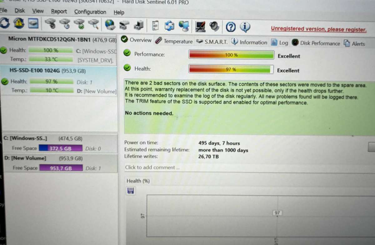 HIKVISION 1TB SATA 600 2.5 SSD *READ FULL DESCRIPTION*
