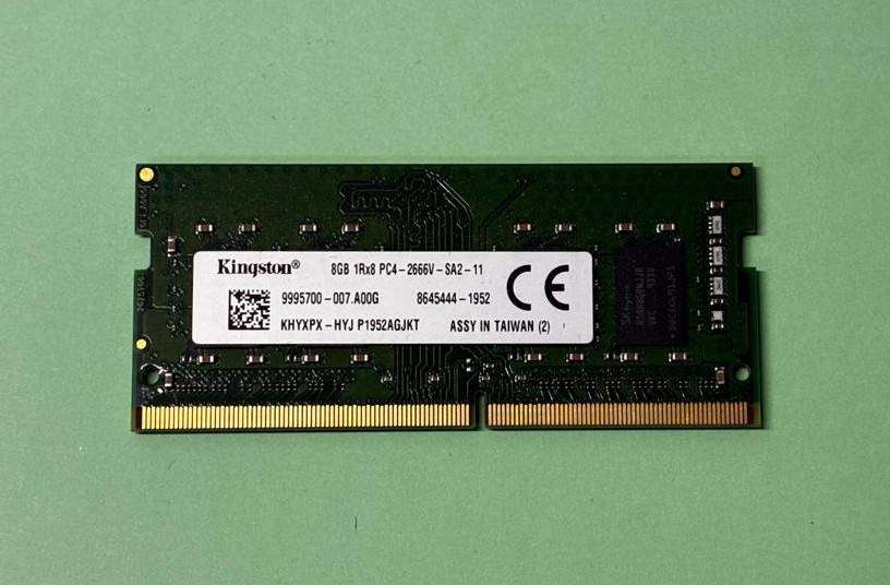KINGSTON 8GB DDR4 2666 Laptop Memory