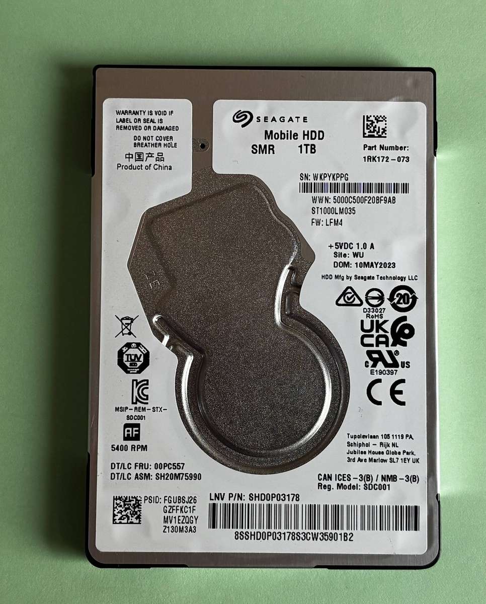 SEAGATE 1TB Laptop HDD