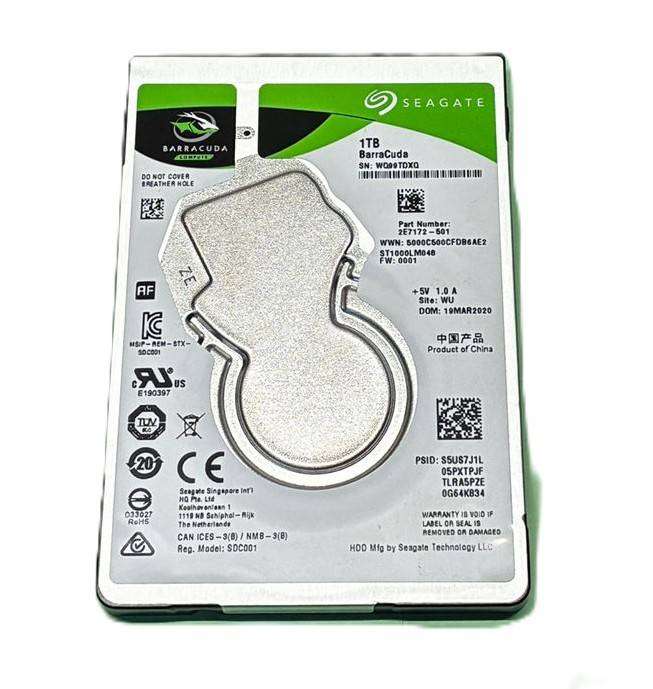 Seagate Barracuda Compute 1TB Laptop HDD *ONLY 47 DAYS ON TIME*