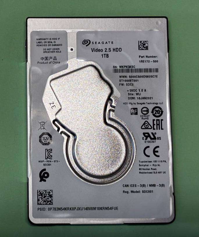 Seagate 1TB Laptop HDD *READ FULL DESCRIPTION*