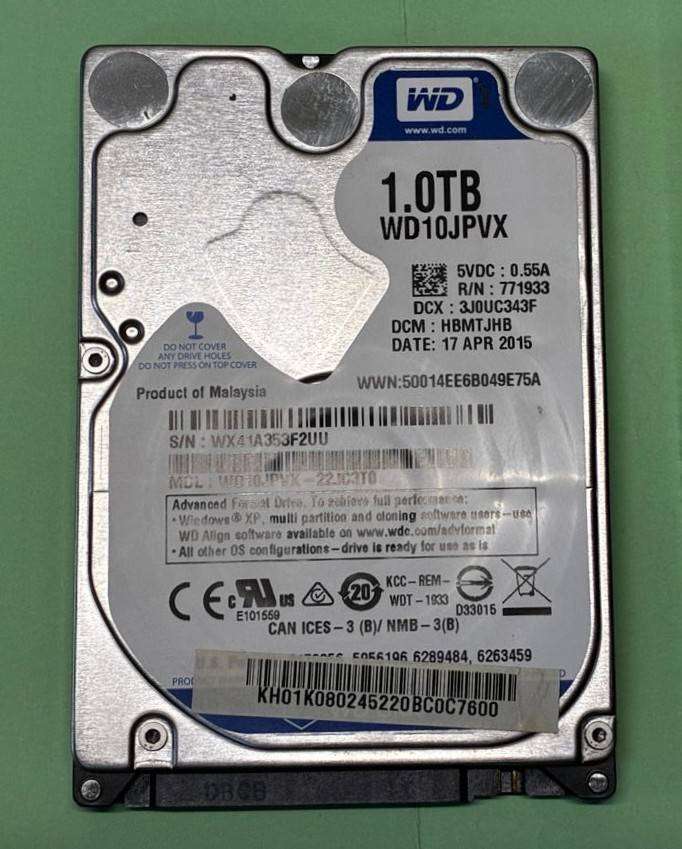 WD Blue 1TB Laptop HDD
