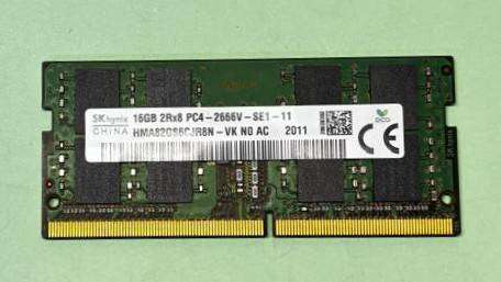 SK HYNIX 16GB DDR4 2666 Laptop Memory