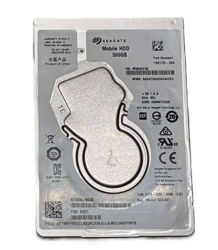 Seagate 500GB Laptop HDD