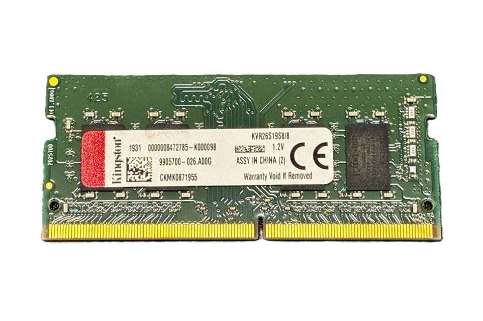 KINGSTON 8GB DDR4 2666 Laptop Memory