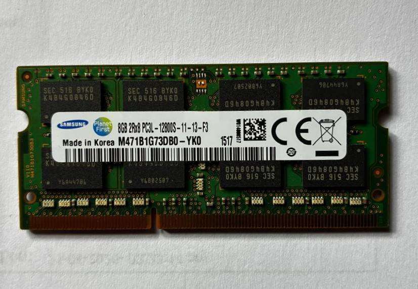 SAMSUNG 8GB DDR3L 1600 Laptop Memory