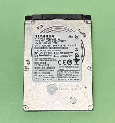 Toshiba 1TB Laptop HDD