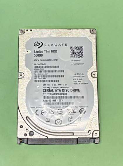 Seagate 500GB Laptop HDD