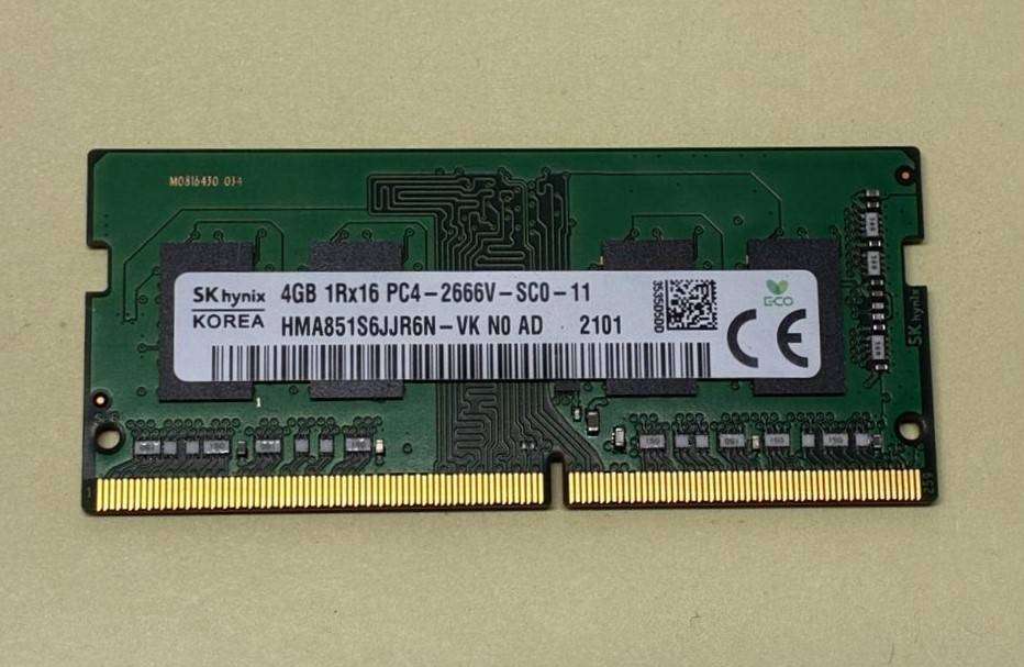 SK HYNIX 4GB DDR4 2666 Laptop Memory
