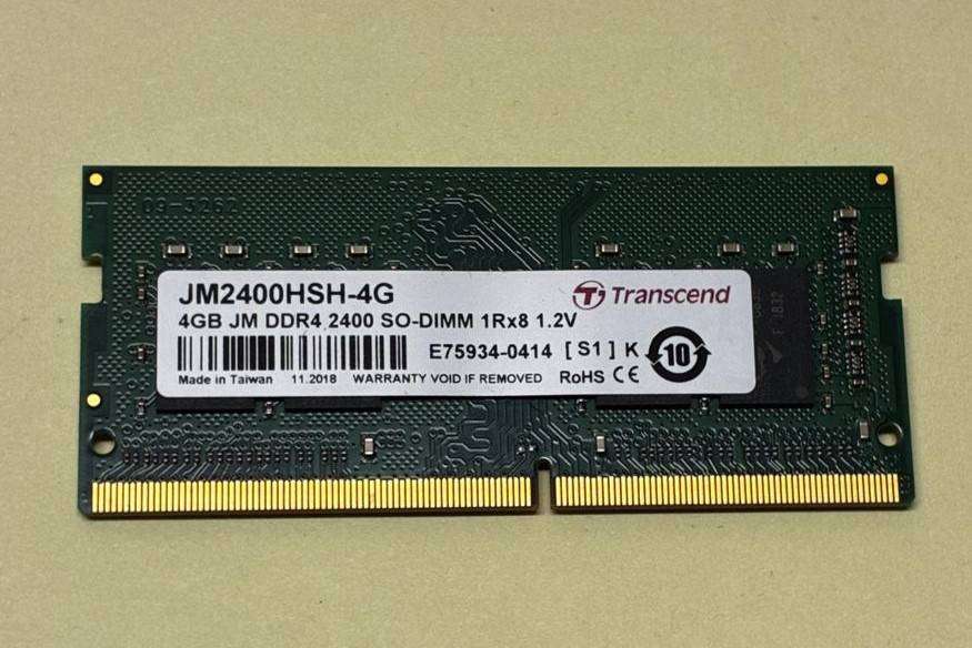 TRANSCEND 4GB DDR4 2400 Laptop Memory