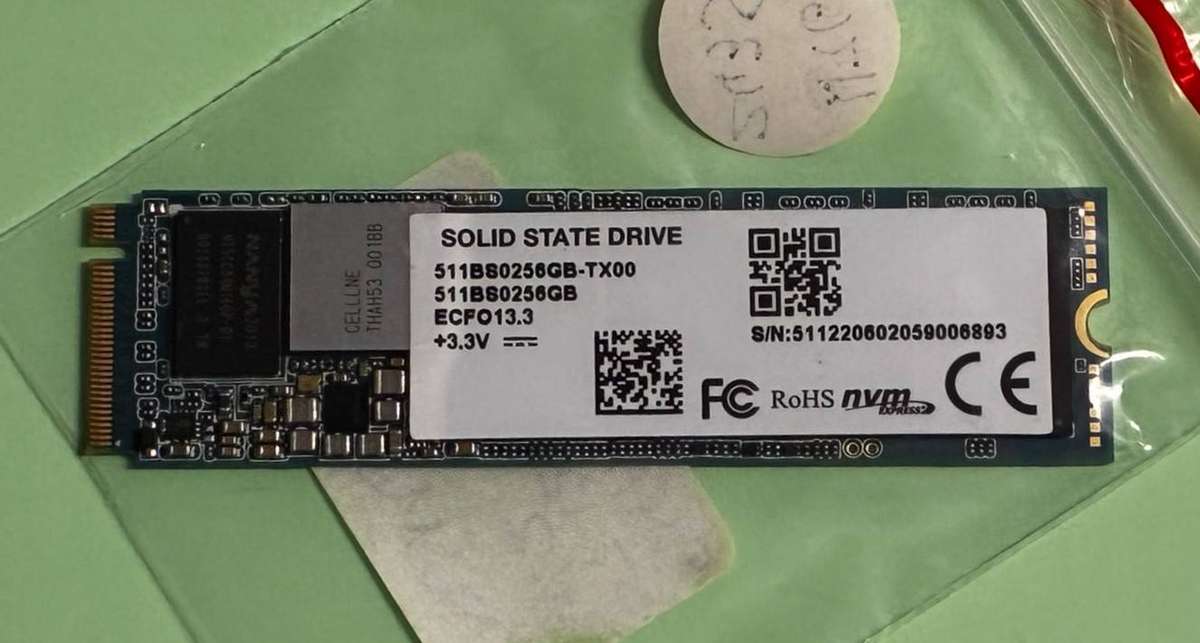 256GB M.2 2280 NVME SSD