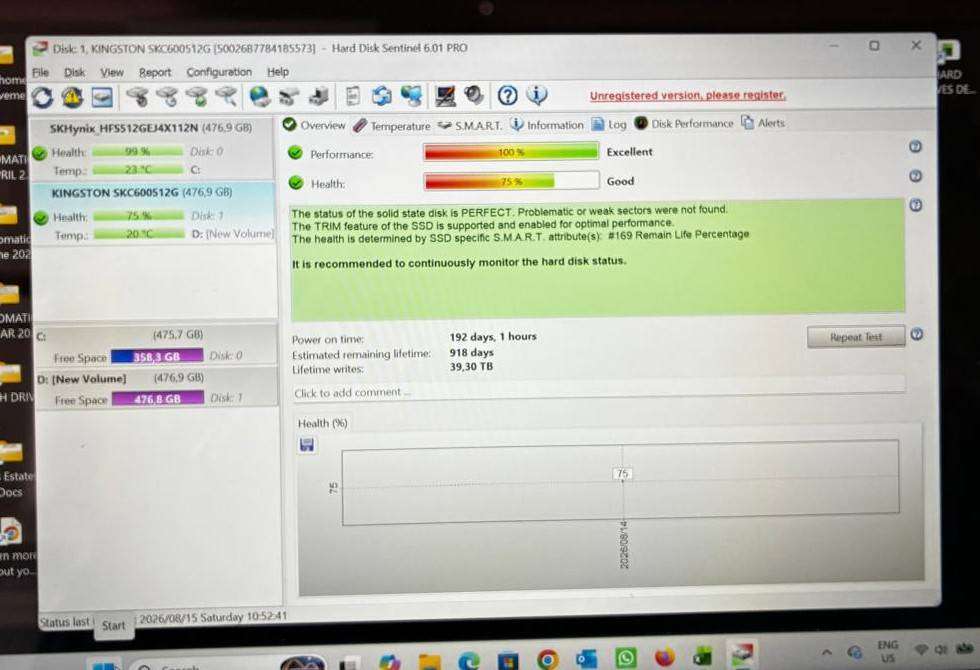 KINGSTON 512GB 2.5" SSD *READ FULL DESCRIPTION*