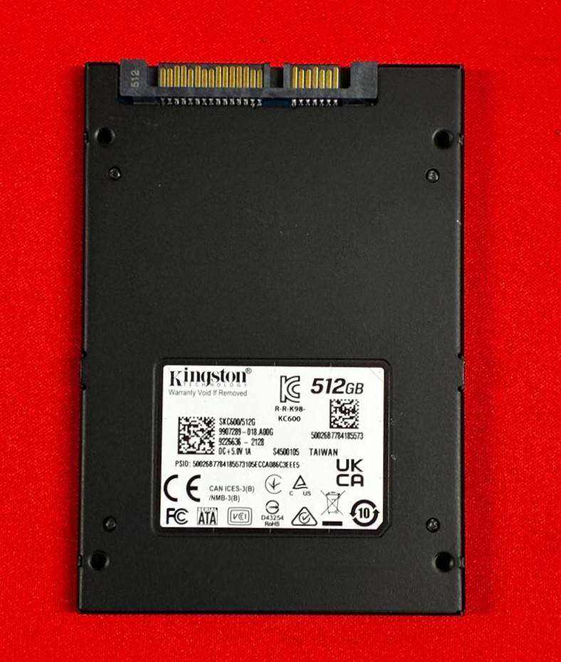 KINGSTON 512GB 2.5" SSD *READ FULL DESCRIPTION*
