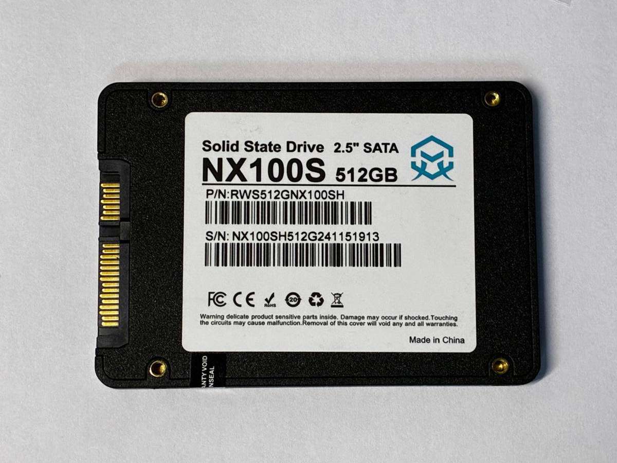 ROGUEWARE NX100S 512GB SATA 2.5 SSD *ONLY 49 DAYS POWER ON TIME*