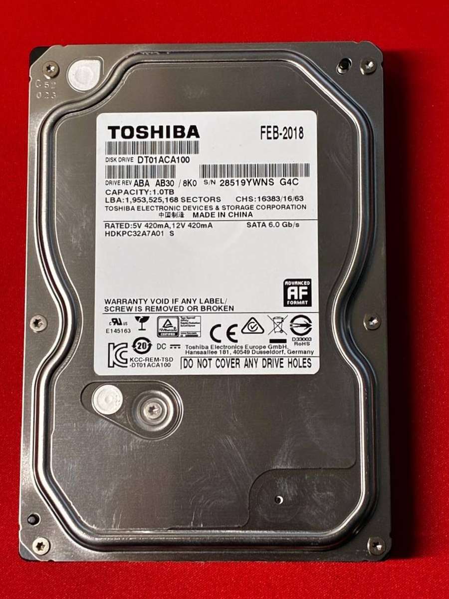 TOSHIBA 1TB Desktop HDD *PRICE SLASHED*