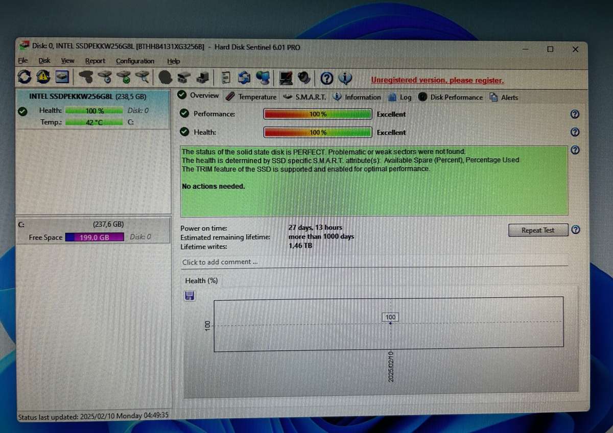 HP EliteDesk 705 G5 Desktop Mini AMD Ryzen 5 Pro 3400 256GB SSD 16GB RAM