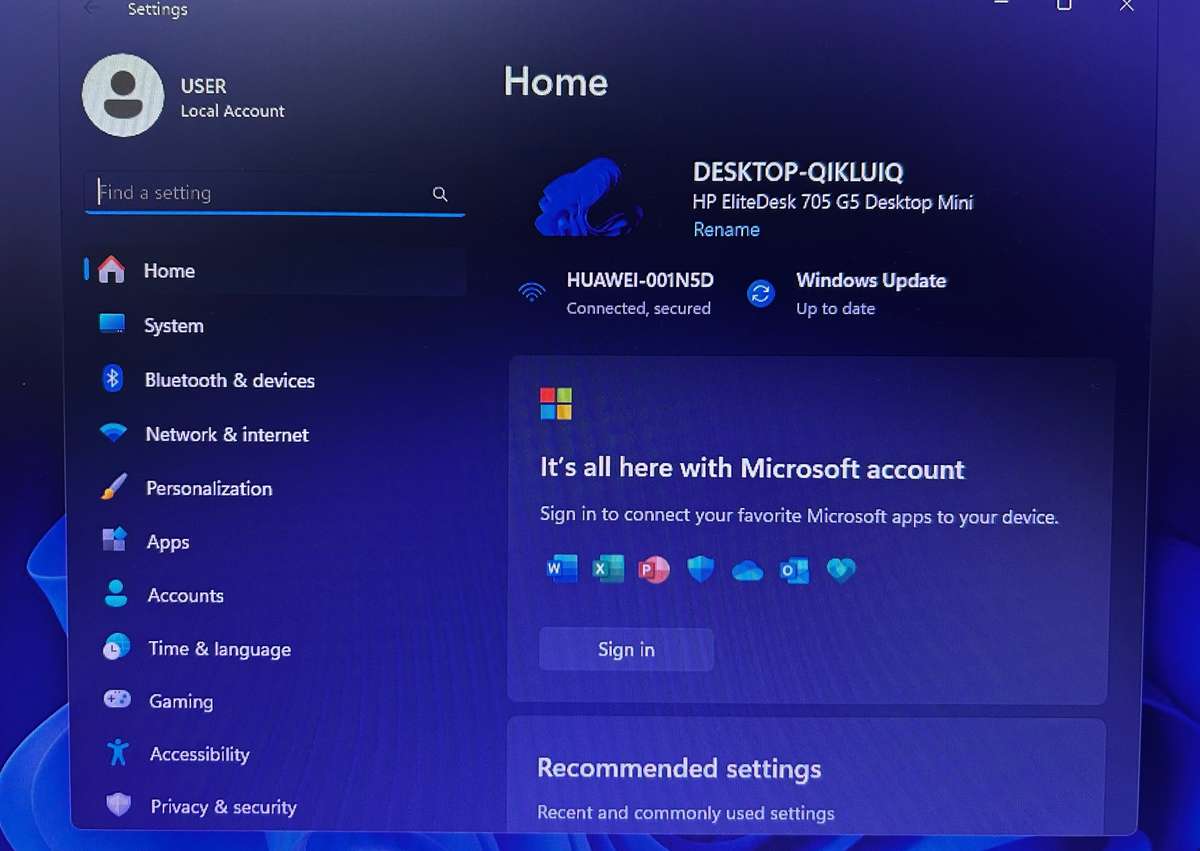 HP EliteDesk 705 G5 AMD Ryzen 5 Pro 3400 Mini PC 512GB 16GB Win 11 Pro WiFi Bluetooth