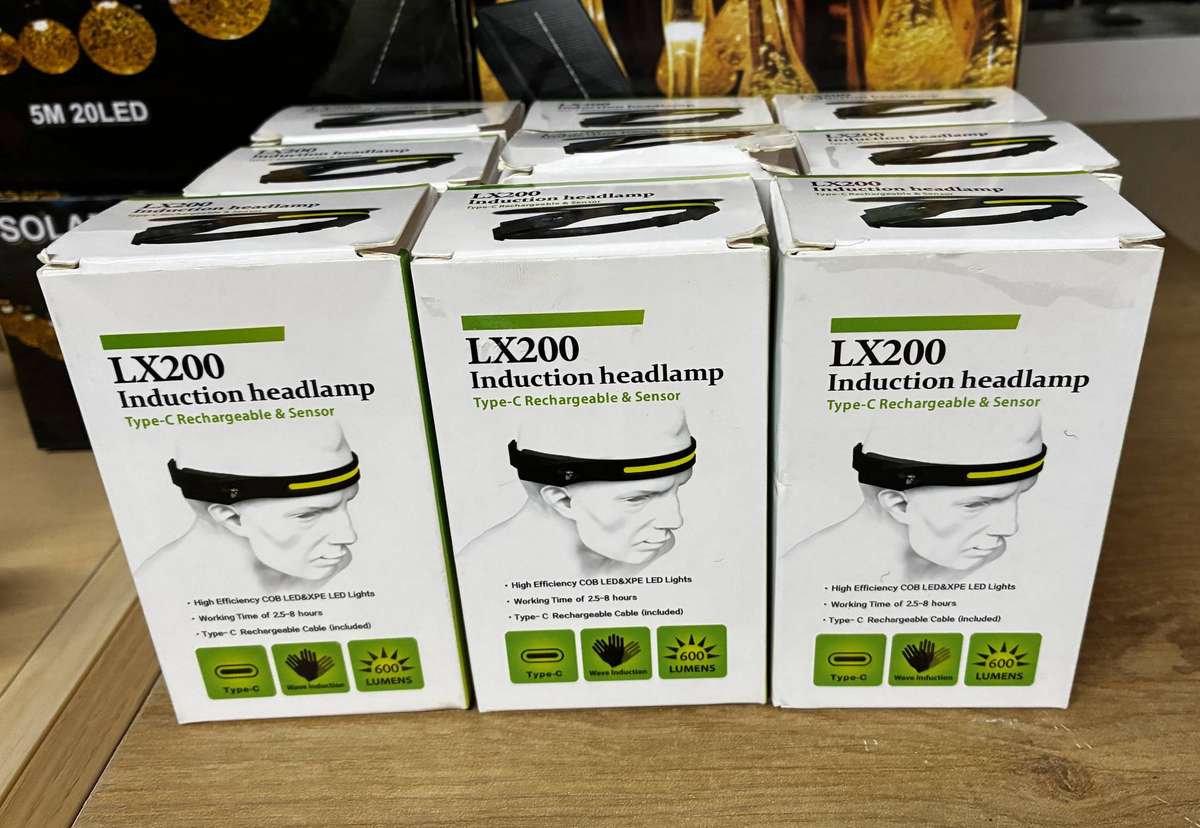 LX200 Induction Headlamp COB & XPE LED 600 LUMENS