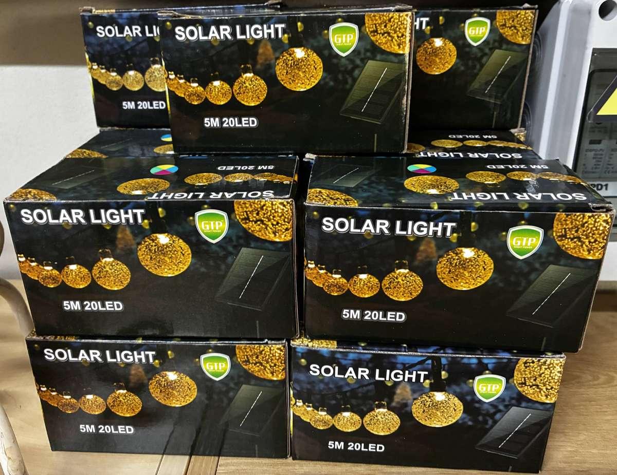 Solar LED Outdoor Lights 5m 20 LED