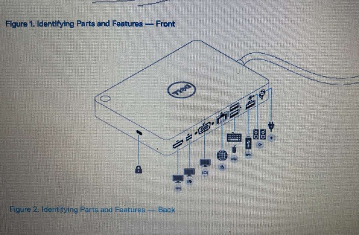 Dell WD15 Docking Station with 180W Adapter