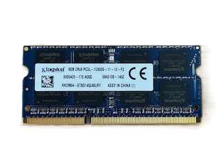 KINGSTON 8GB 2Rx8 PC3L 12800S Laptop Memory