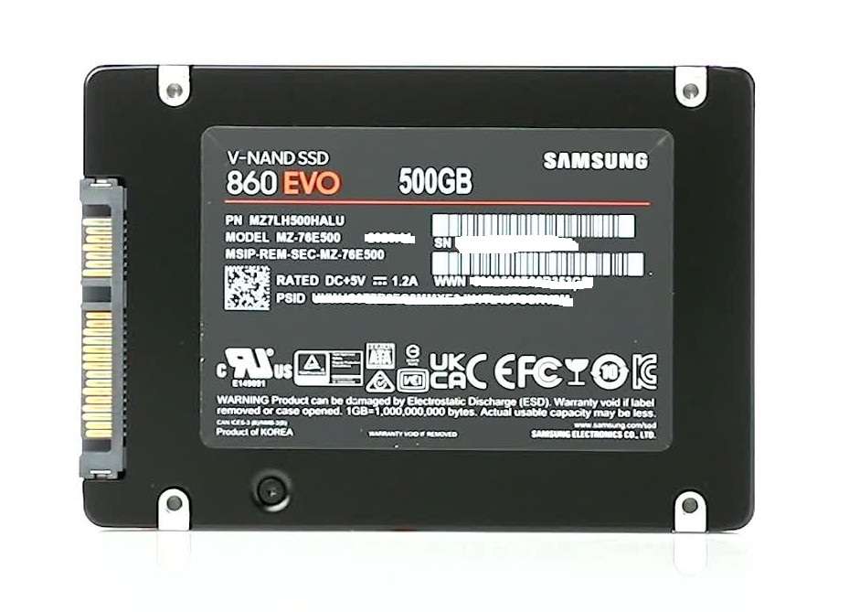 SAMSUNG 860 EVO 500GB 2.5` SSD