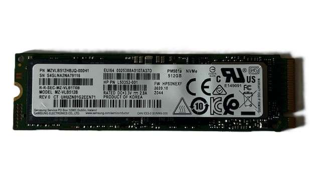 Samsung PM981a 512GB m.2 2280 NVMe SSD