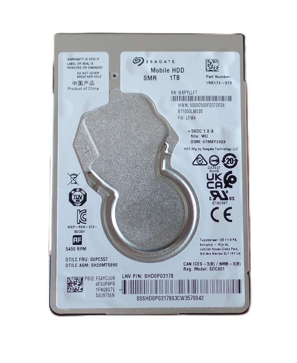 Seagate 1TB Laptop HDD
