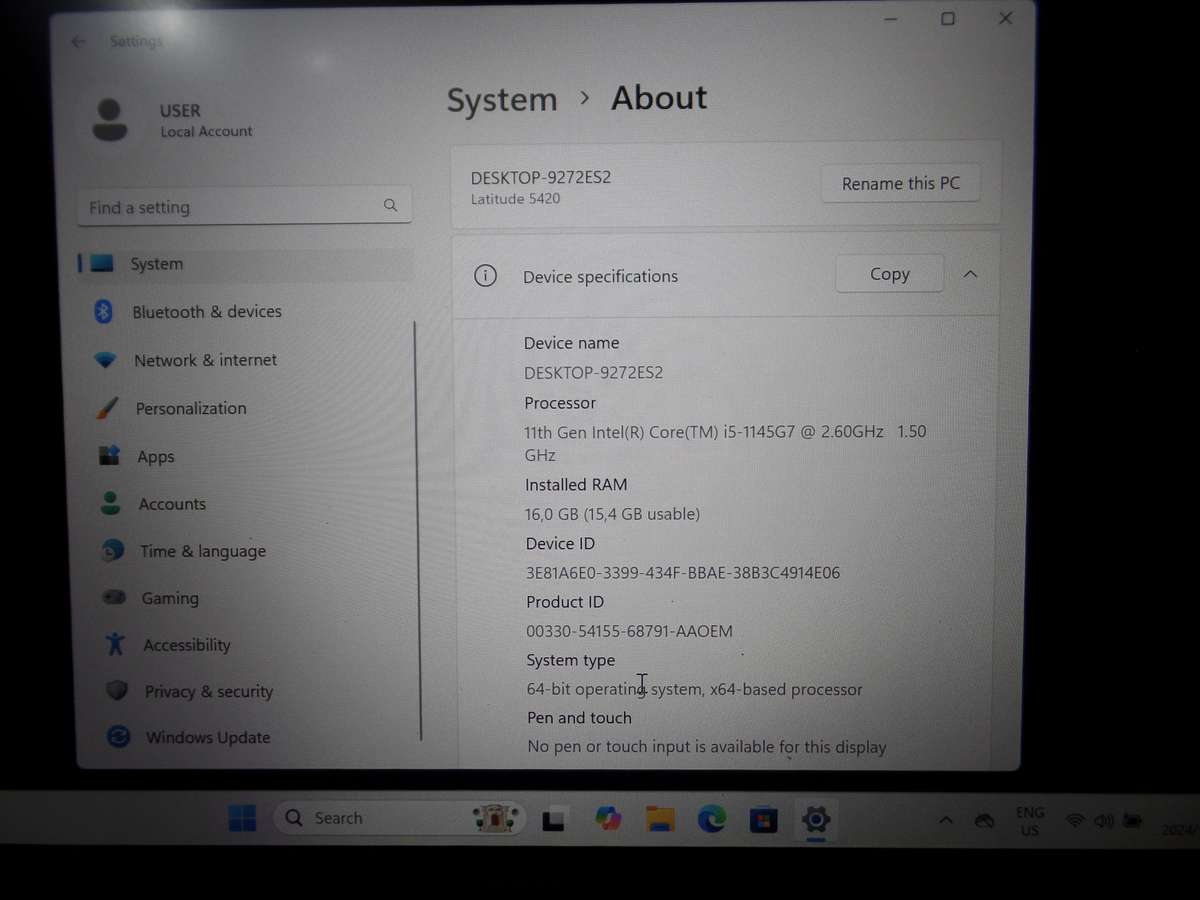 Dell Latitide 5420 11th Gen i5, 16GB RAM, 512SSD, FHD | Monster Spec