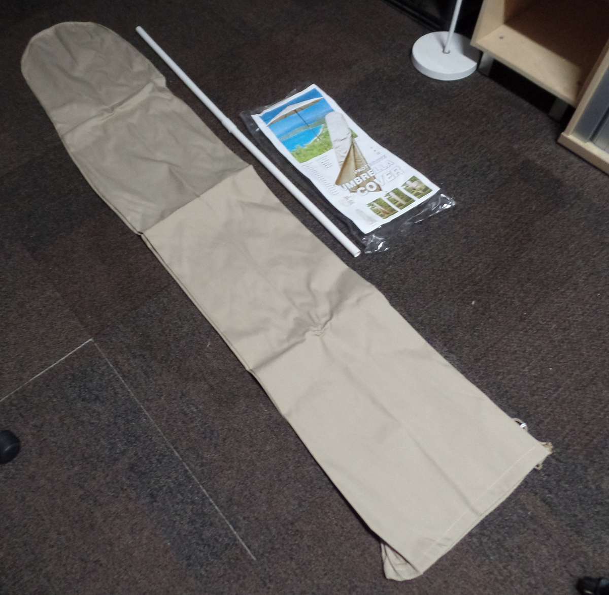 Fabric Umbrella Cover - Khaki 3.5m