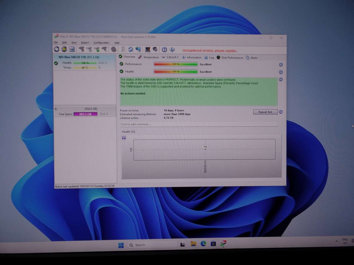 HP EliteDesk 705 G5 Desktop Mini AMD Ryzen 5 Pro 3400 1TB SSD 16GB RAM