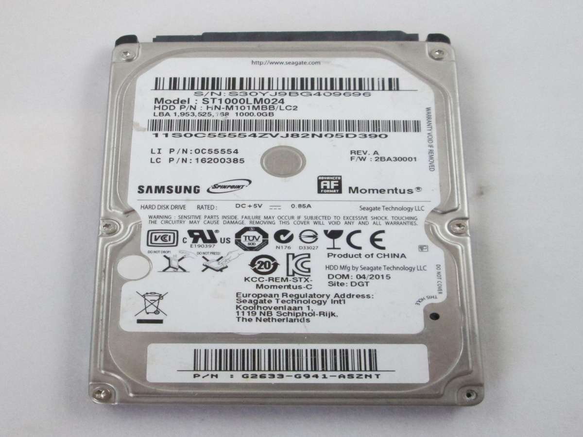 Samsung 1TB Laptop HDD