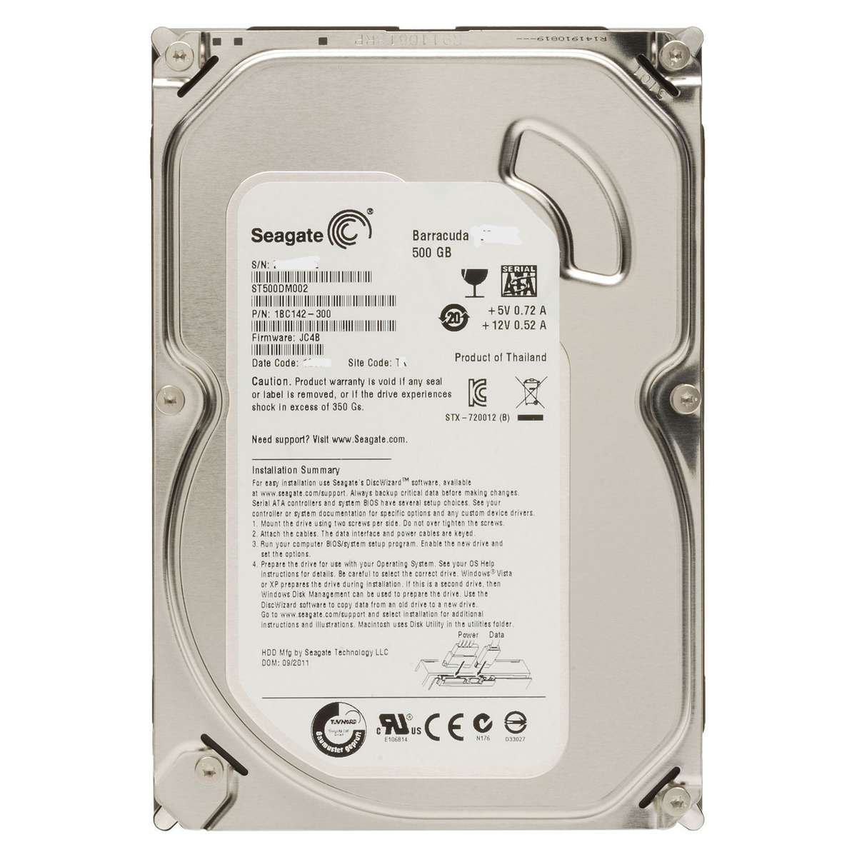 Seagate 500GB Desktop HDD