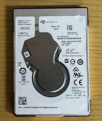 Seagate 500GB Laptop HDD