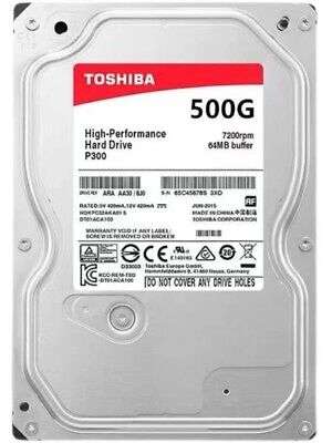 Toshiba 500GB Desktop HDD