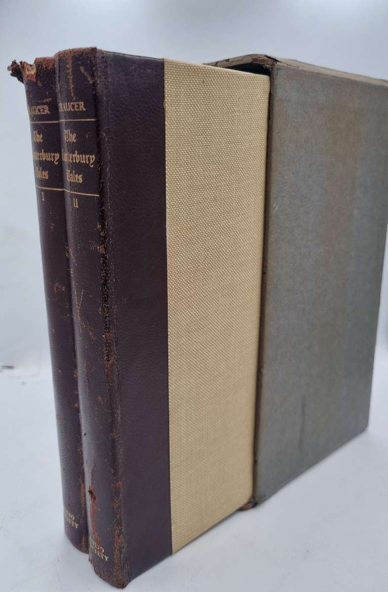 The Canterbury Tales - Geoffrey Chaucer | Volume 1 and 2  | Folio Society
