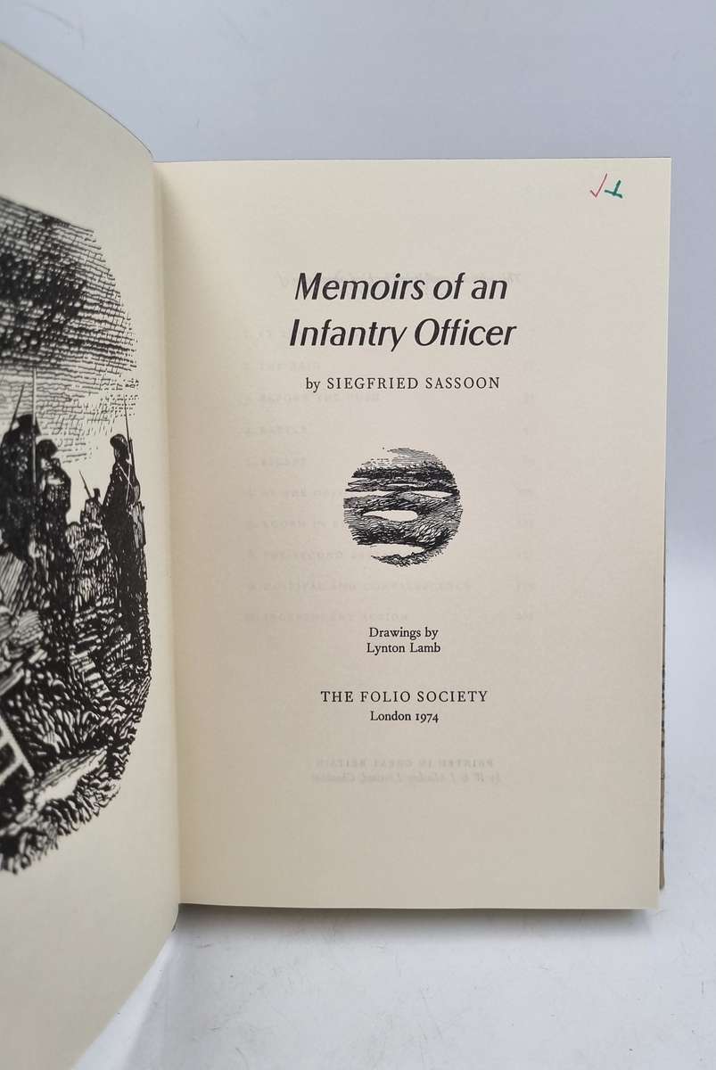 Memoirs of an Infantry Officer - Siegfried Sassoon