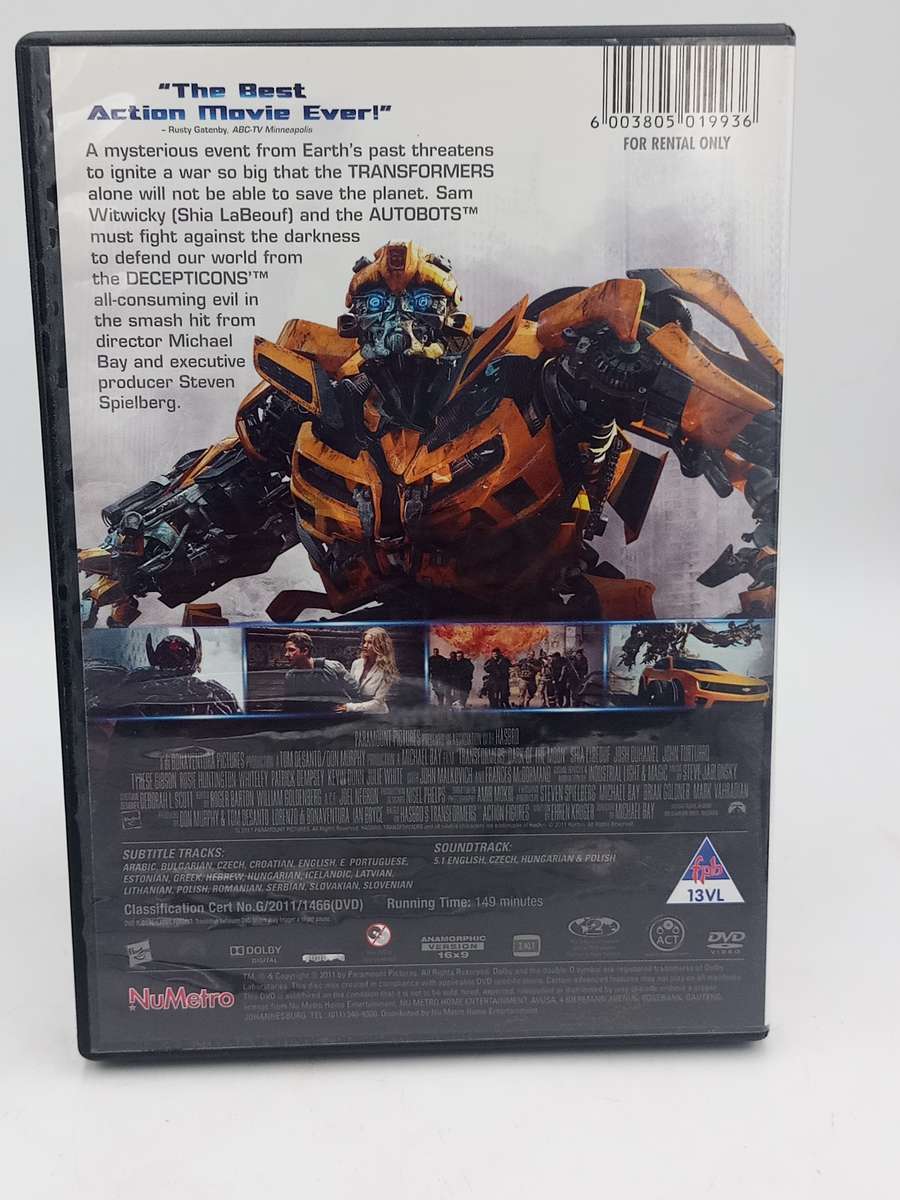 Transformers Dark of the Moon DVD