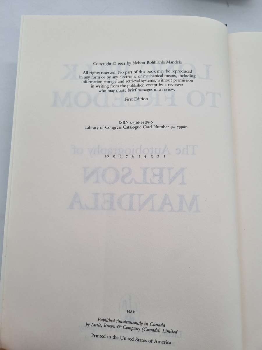 Long Walk to Freedom - Nelson Mandela | First Edition 1994