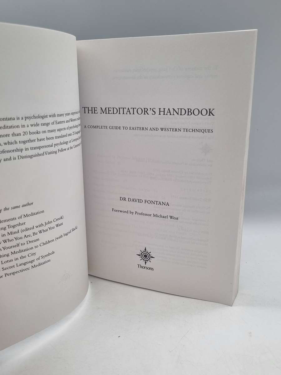 The Meditator's Handbook - David Fontana | A Complete Guide to Eastern and Western Techniques