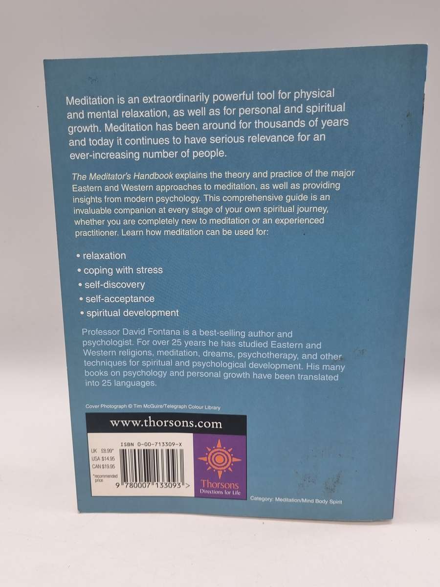 The Meditator's Handbook - David Fontana | A Complete Guide to Eastern and Western Techniques