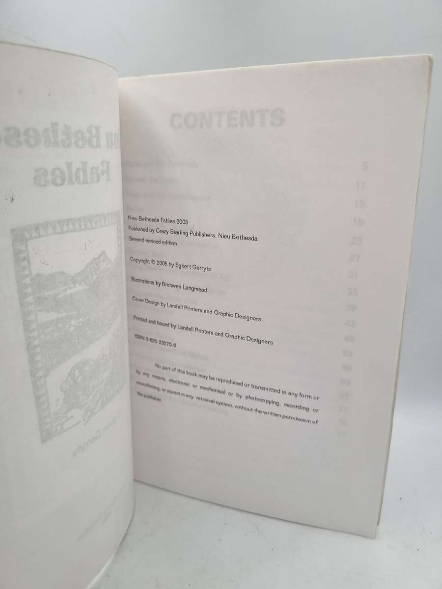 Nieu Bethesda Fables by Egbert Gerryts